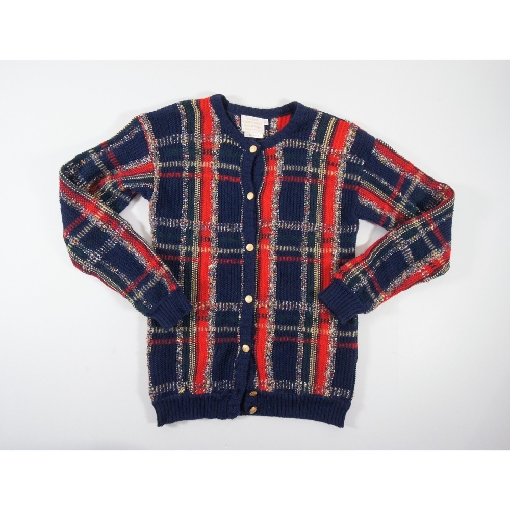 Vintage Country Sophisticates Sweater Womens Medium Cardigan Knit Pendleton